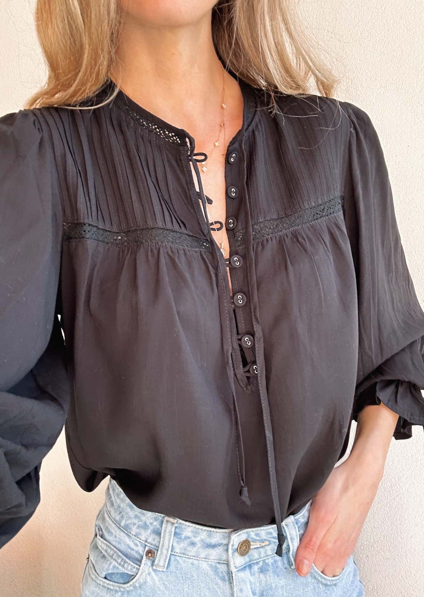 Bowie Blouse - Black