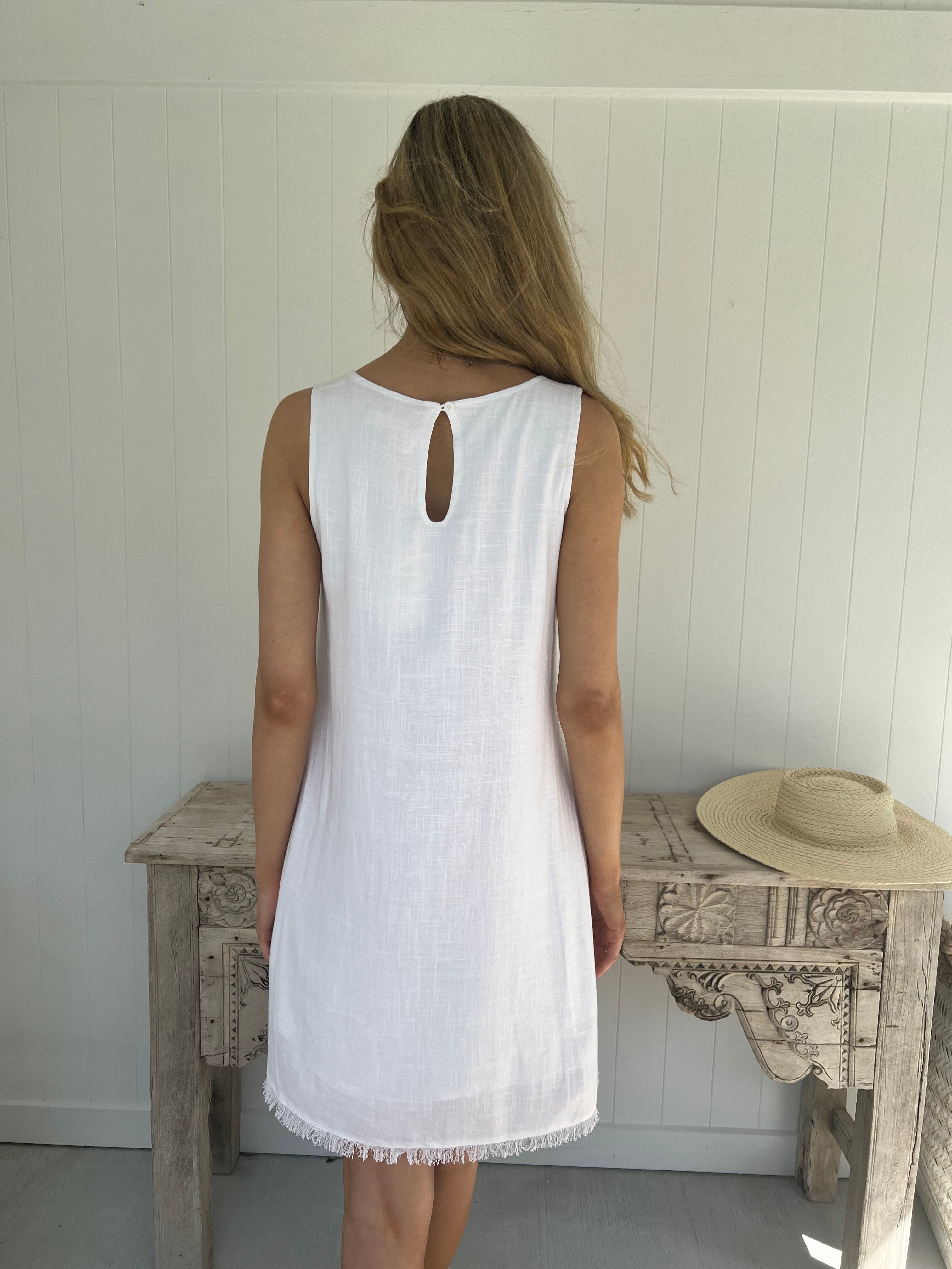 Frankie Dress - White