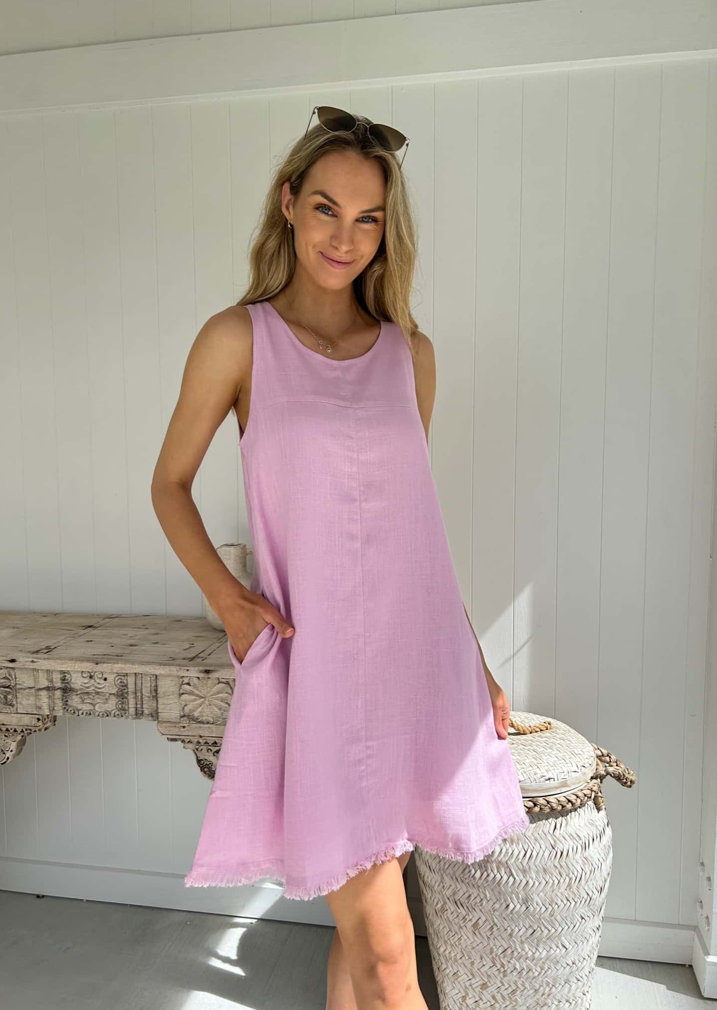 Freya Dress - Lilac - Mylk The Label