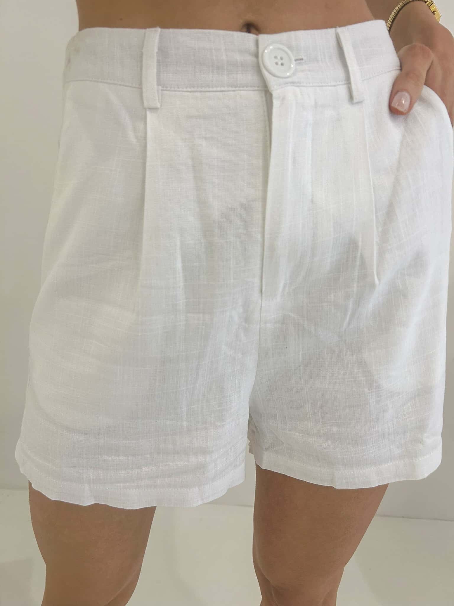 Amie Shorts - White