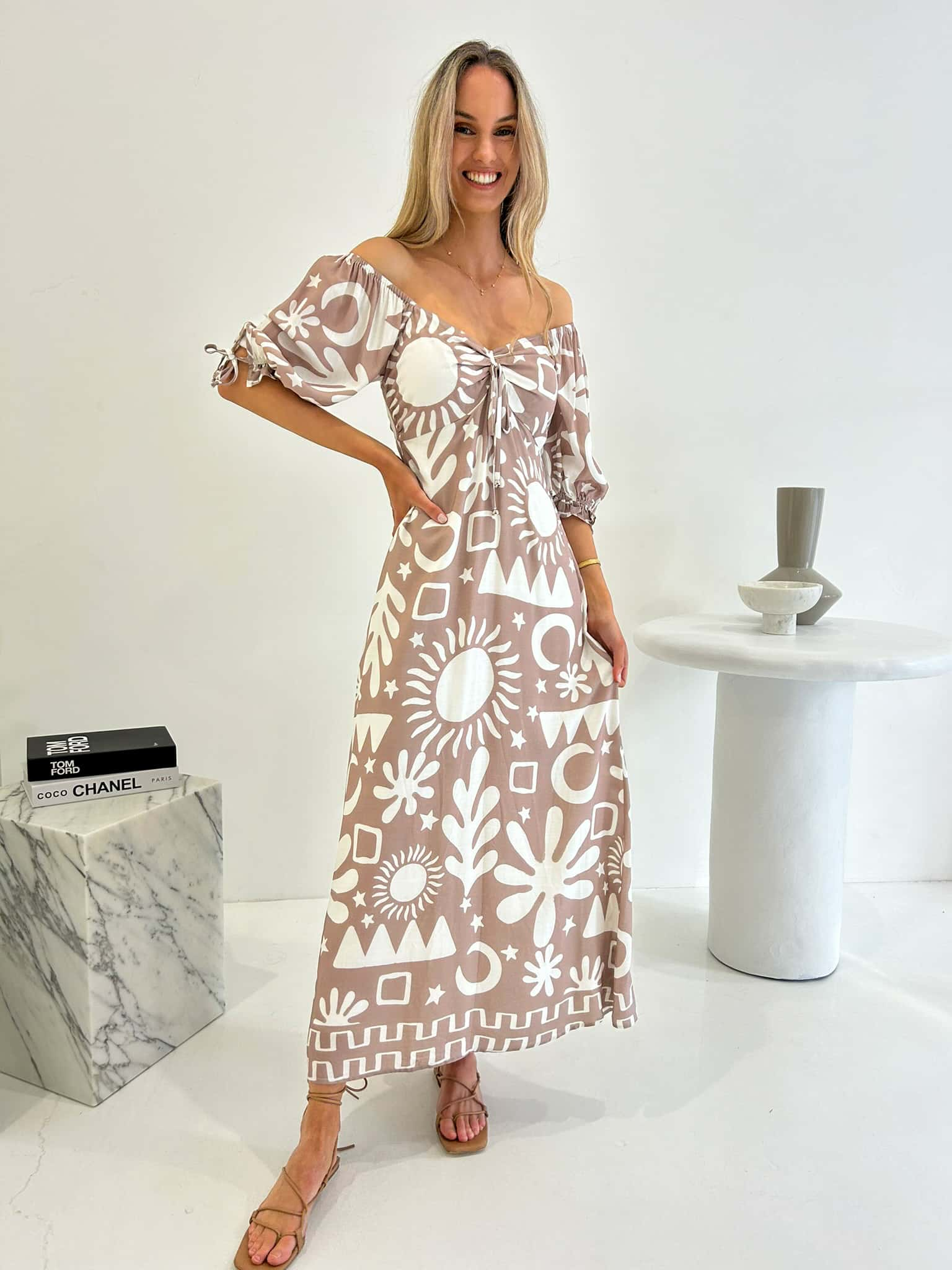 Olivia Maxi Dress - Dusk Print