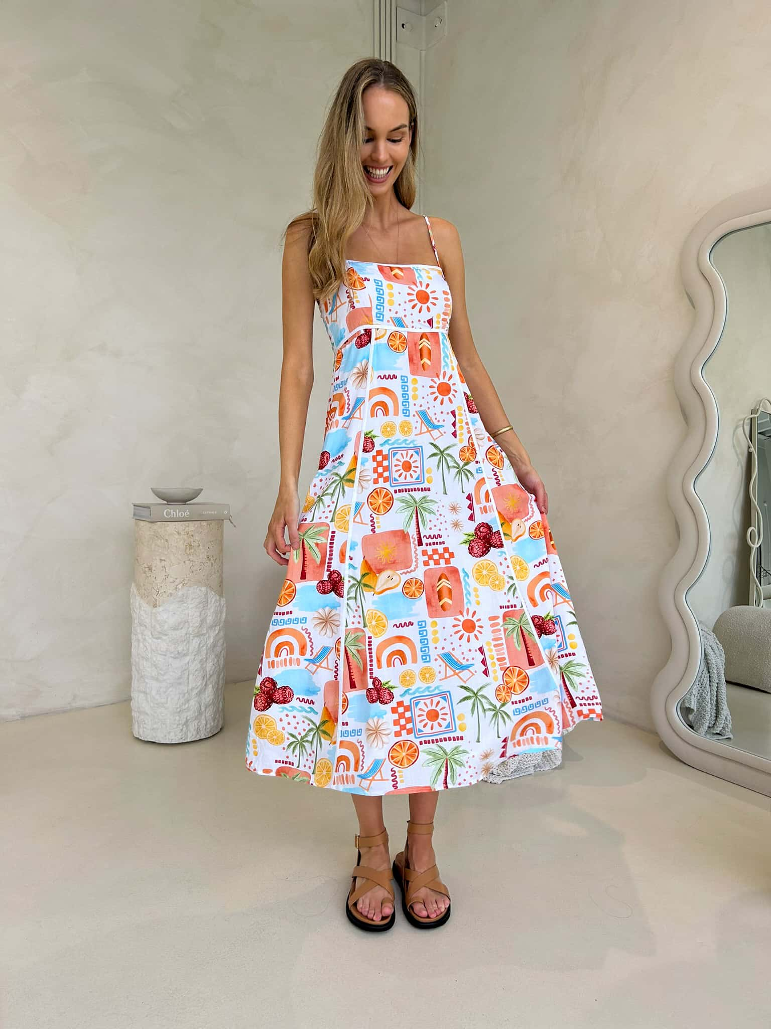 Juniper Dress - Exclusive Citrus Print