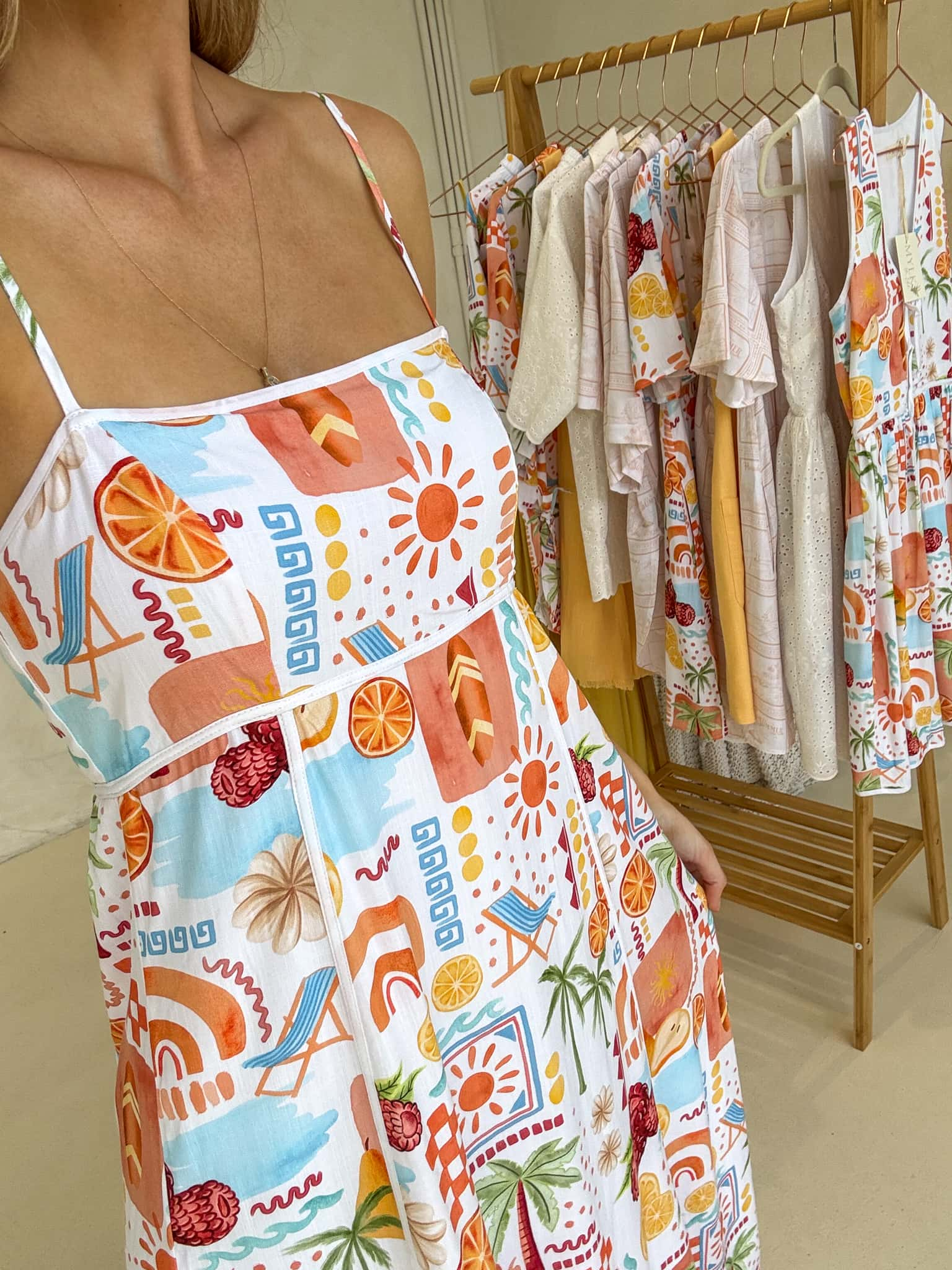 Juniper Dress - Exclusive Citrus Print