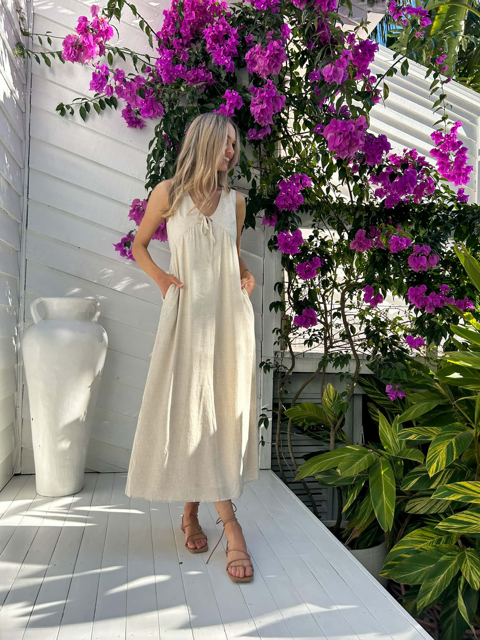 Peyton Maxi Dress - Natural