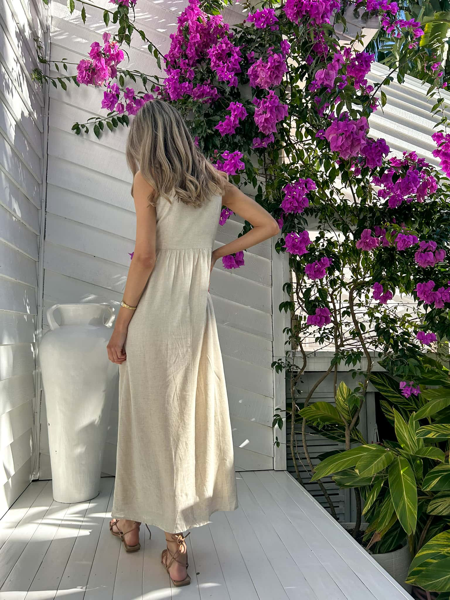 Peyton Maxi Dress - Natural