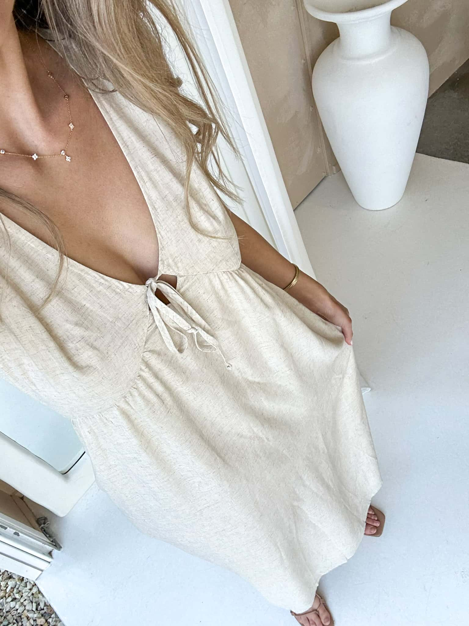 Peyton Maxi Dress - Natural