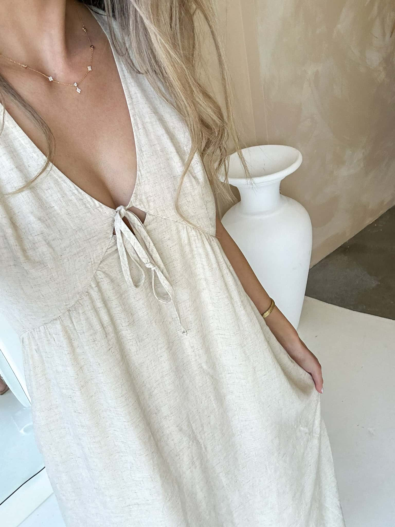 Peyton Maxi Dress - Natural