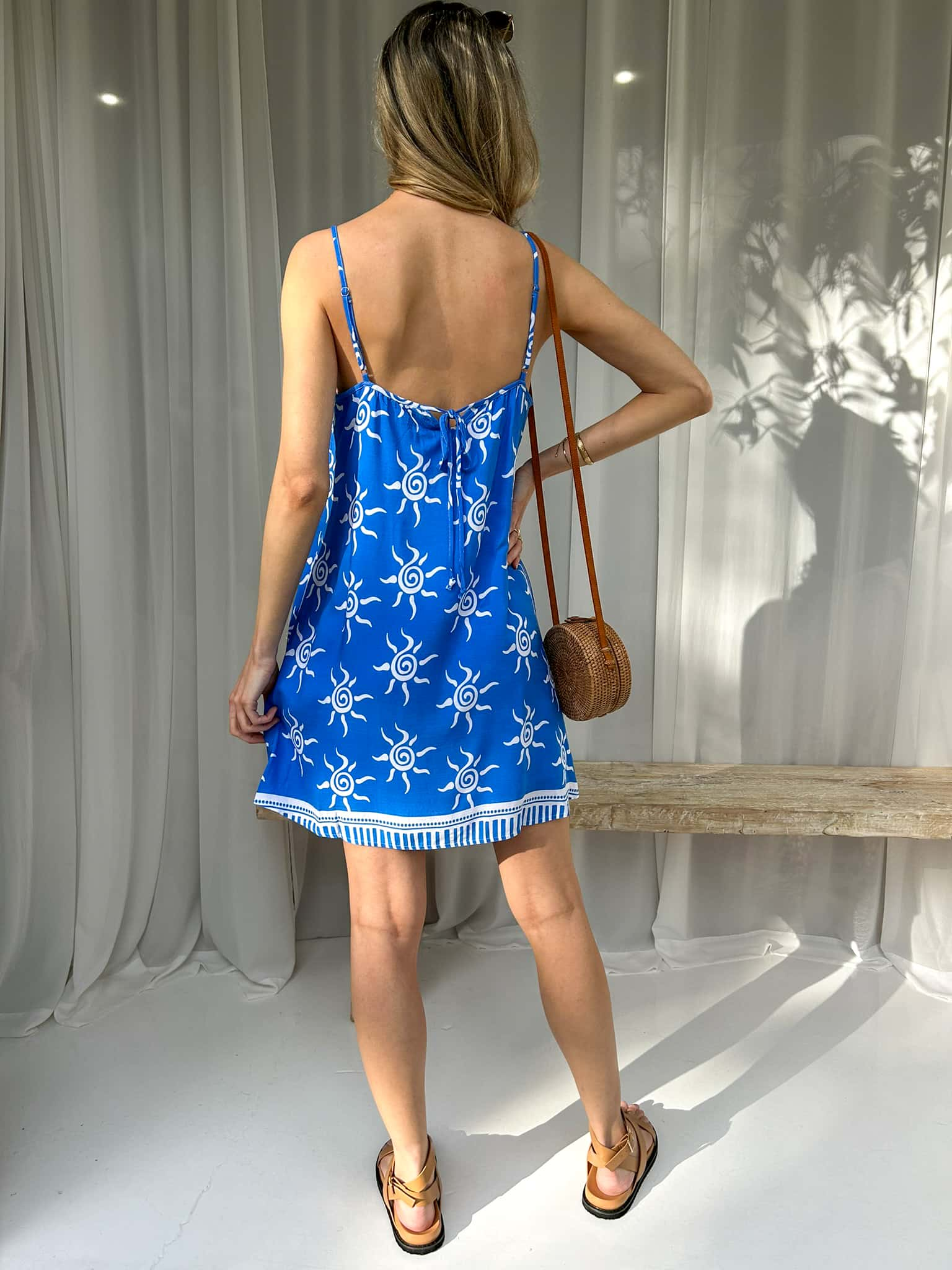 Libra Dress - Mykonos Print