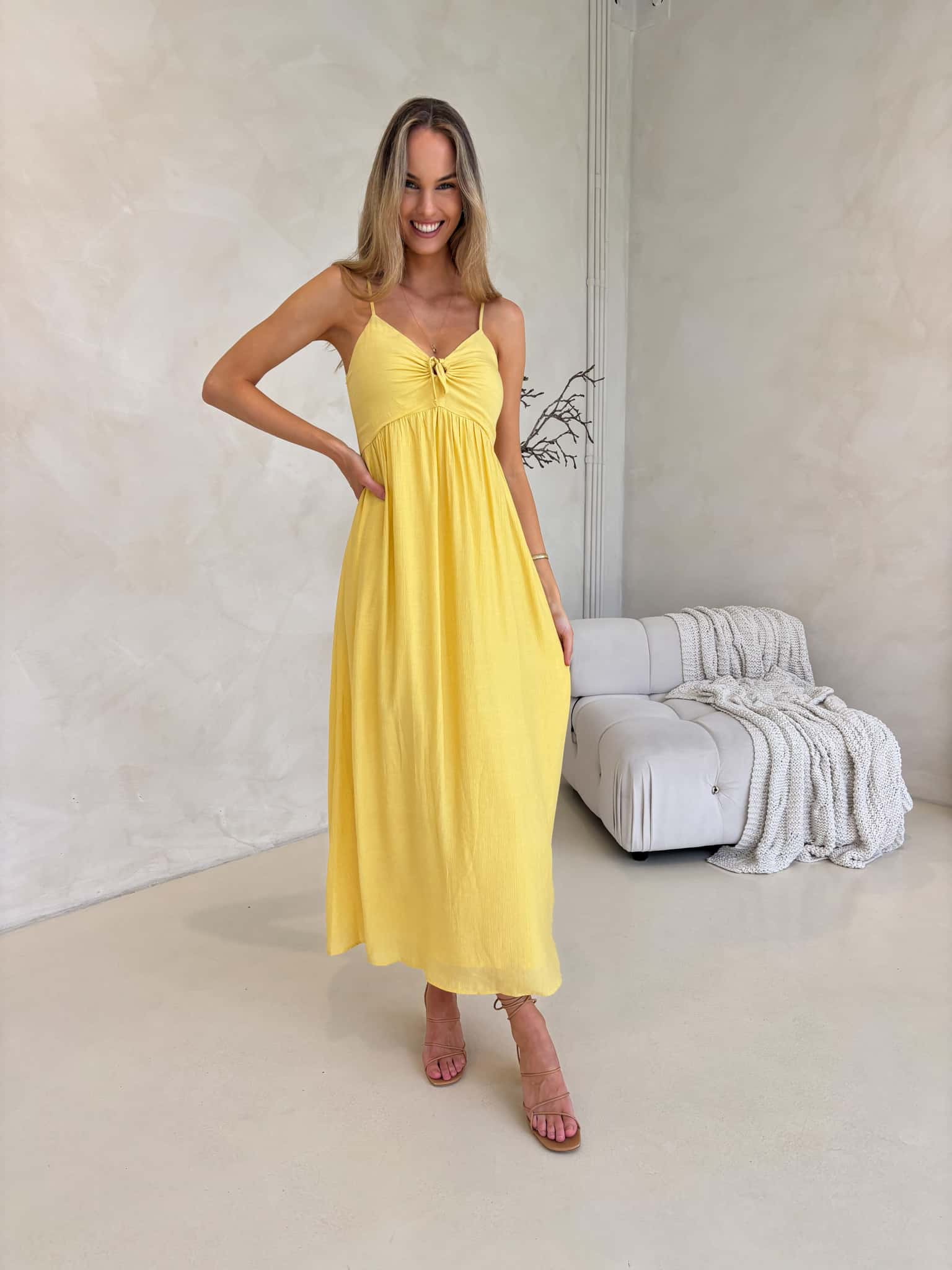 Sunset Maxi Dress - Yellow