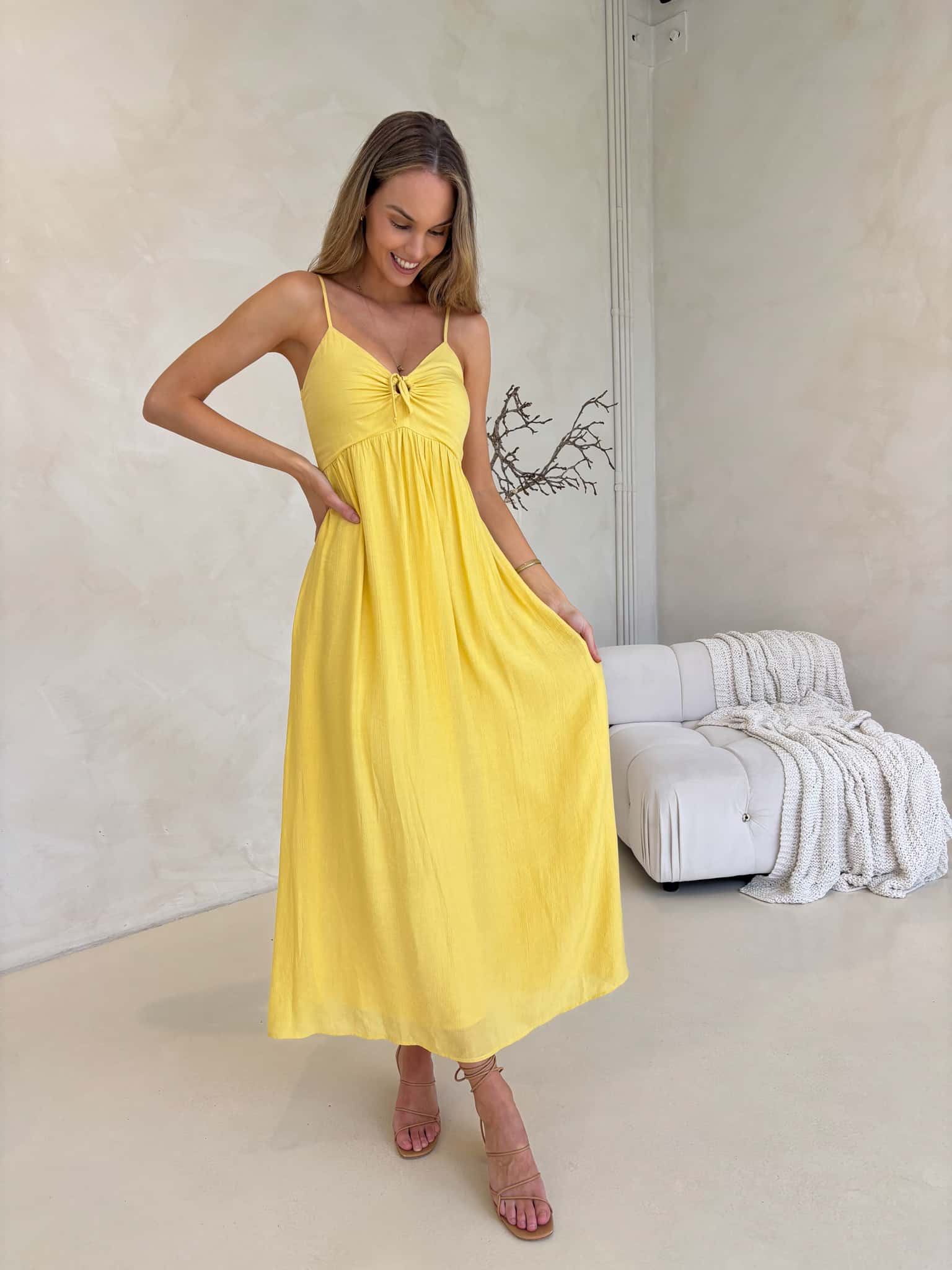 Sunset Maxi Dress - Yellow