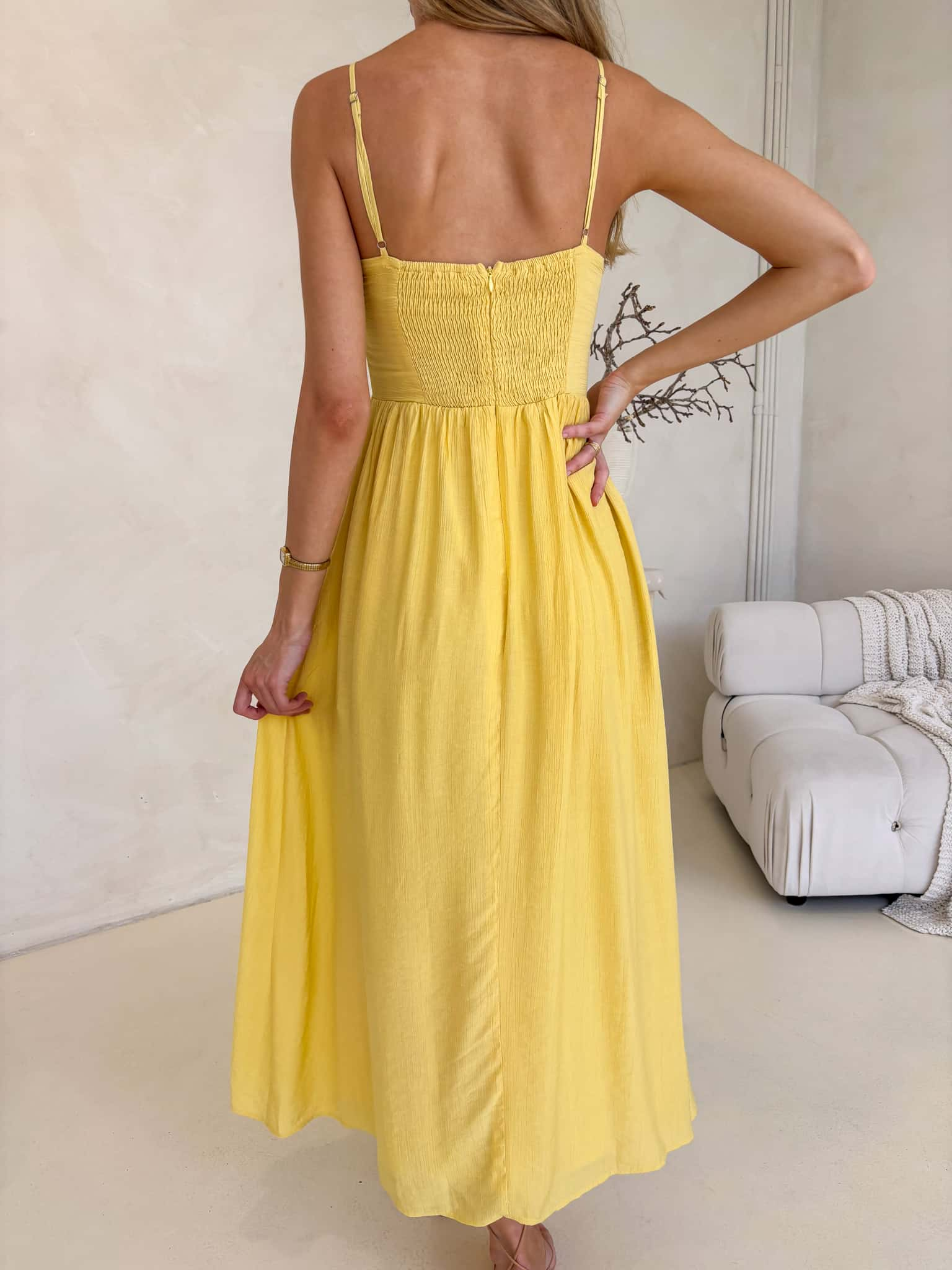 Sunset Maxi Dress - Yellow