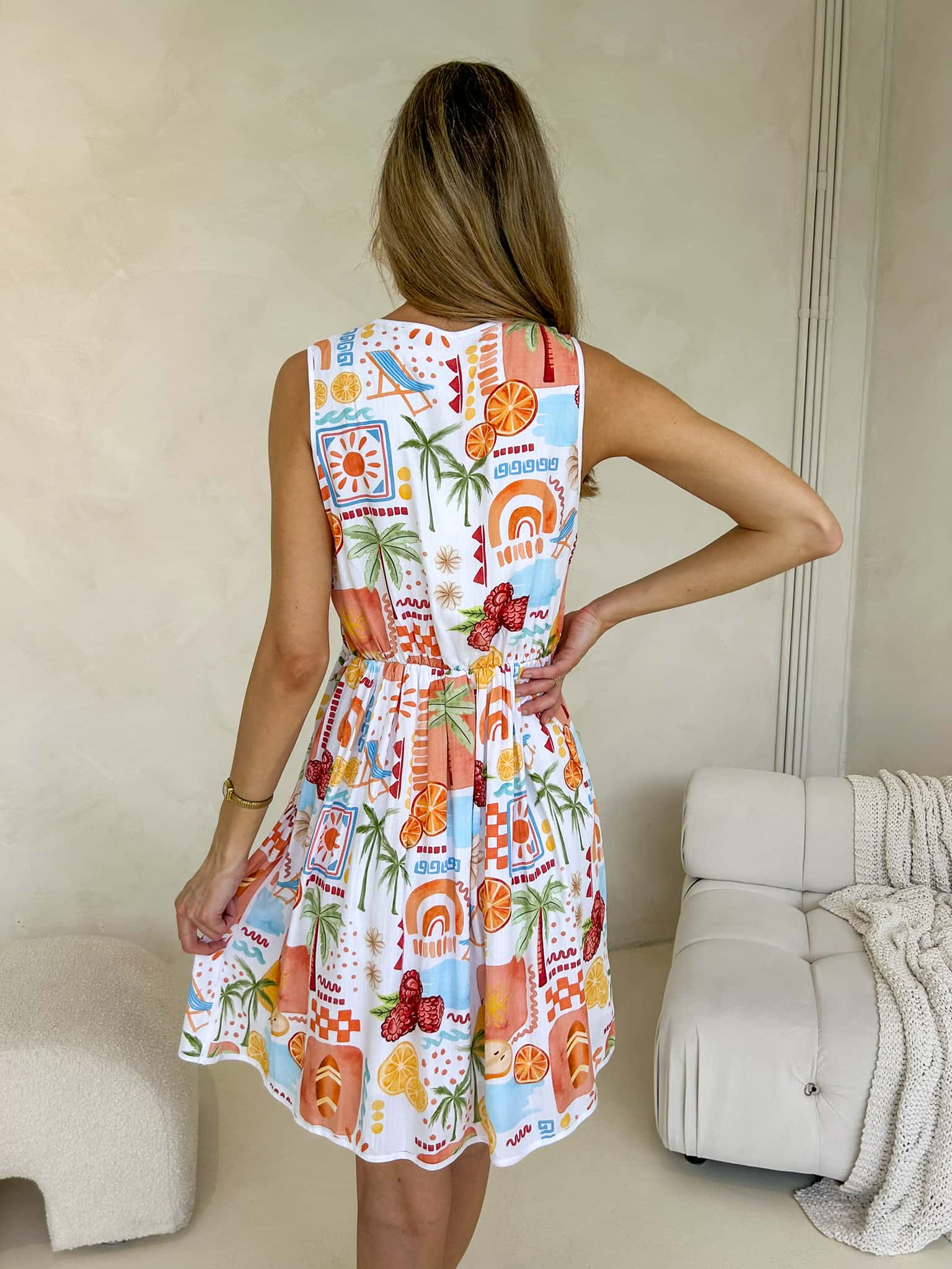 Aysha Dress - Exclusive Citrus Print