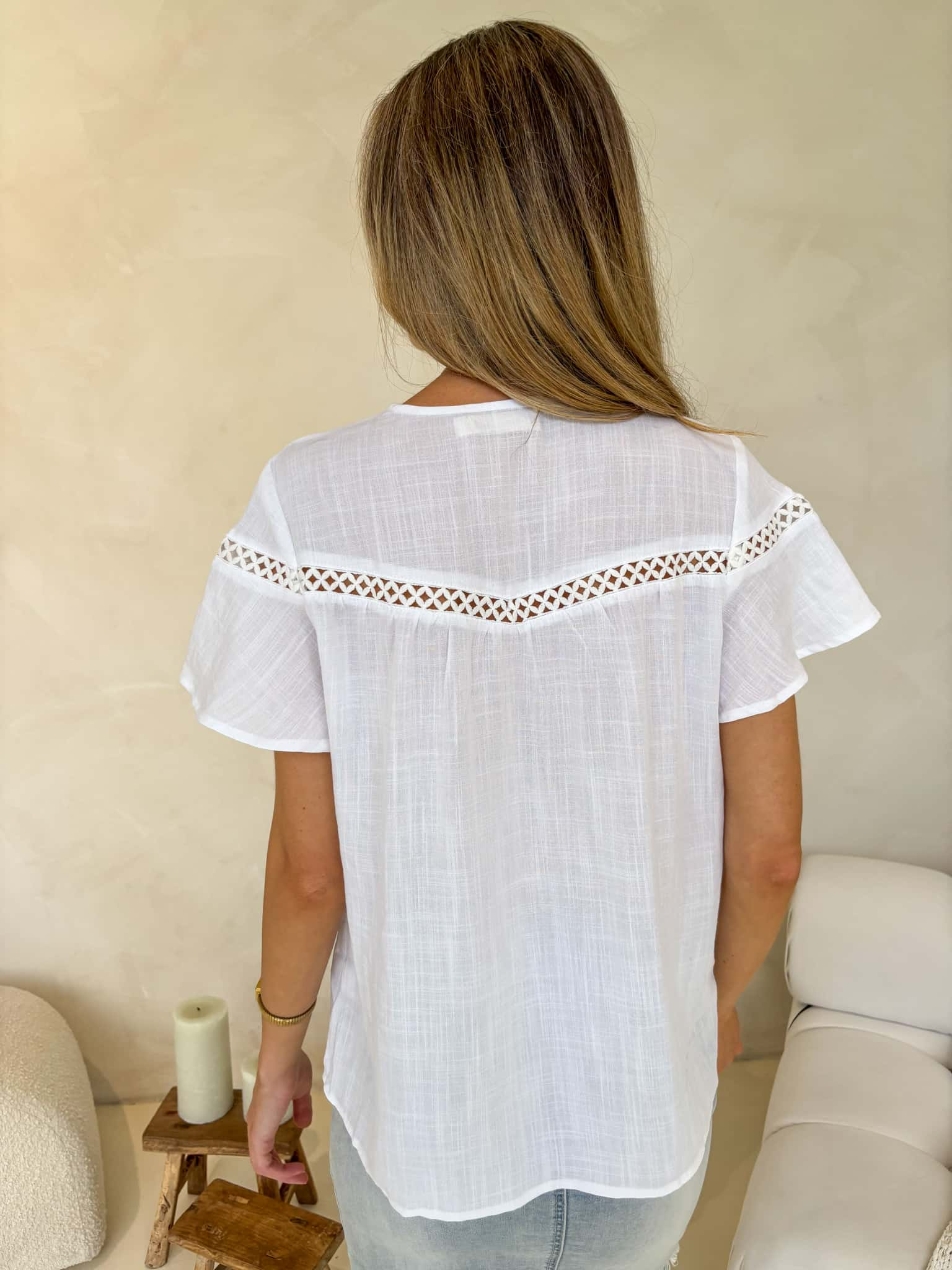 Jasmine Blouse - White