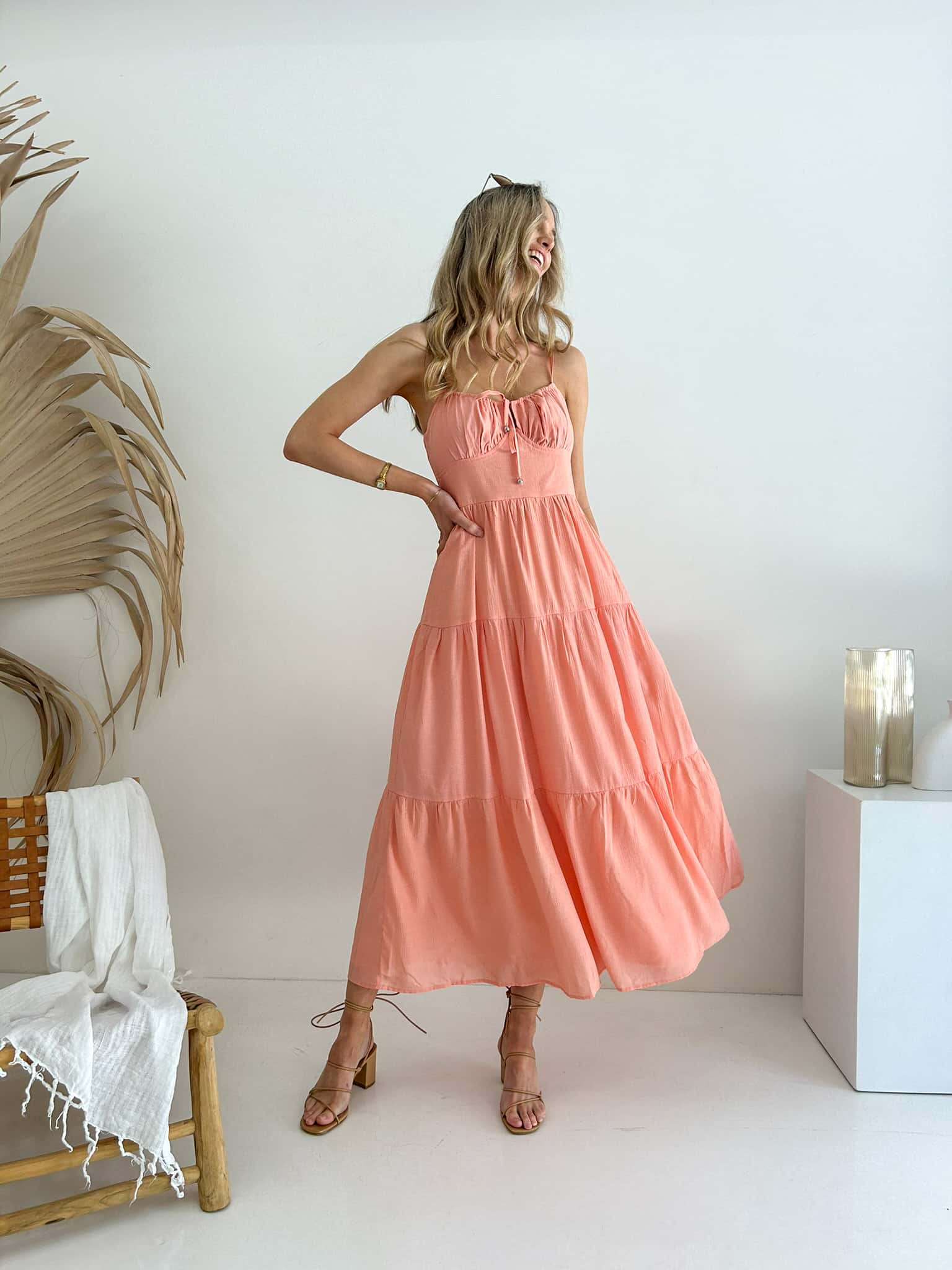 Isabella Maxi - Peach