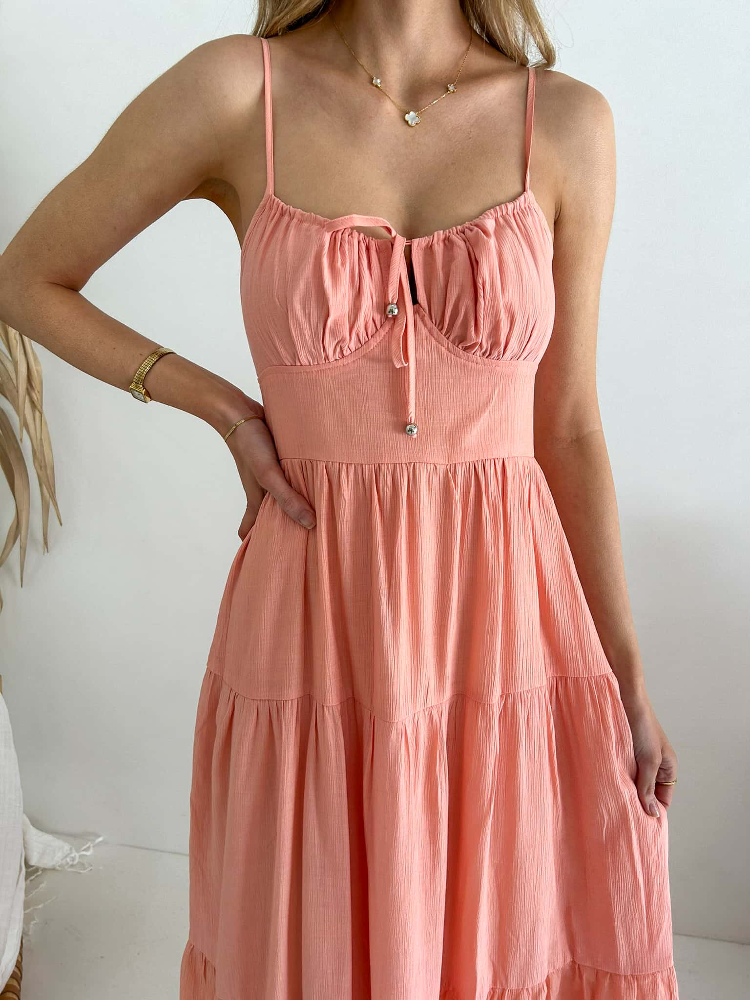 Isabella Maxi - Peach