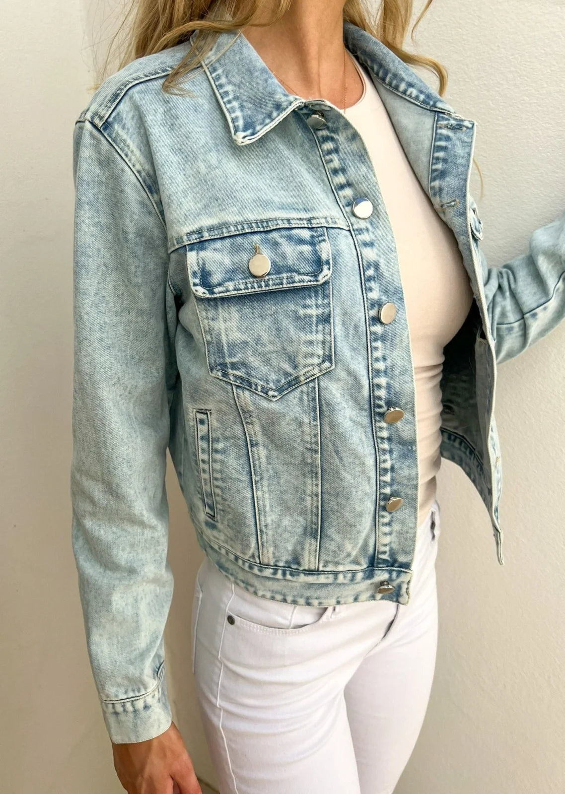 Demi Oversized Denim Jacket - Mylk The Label