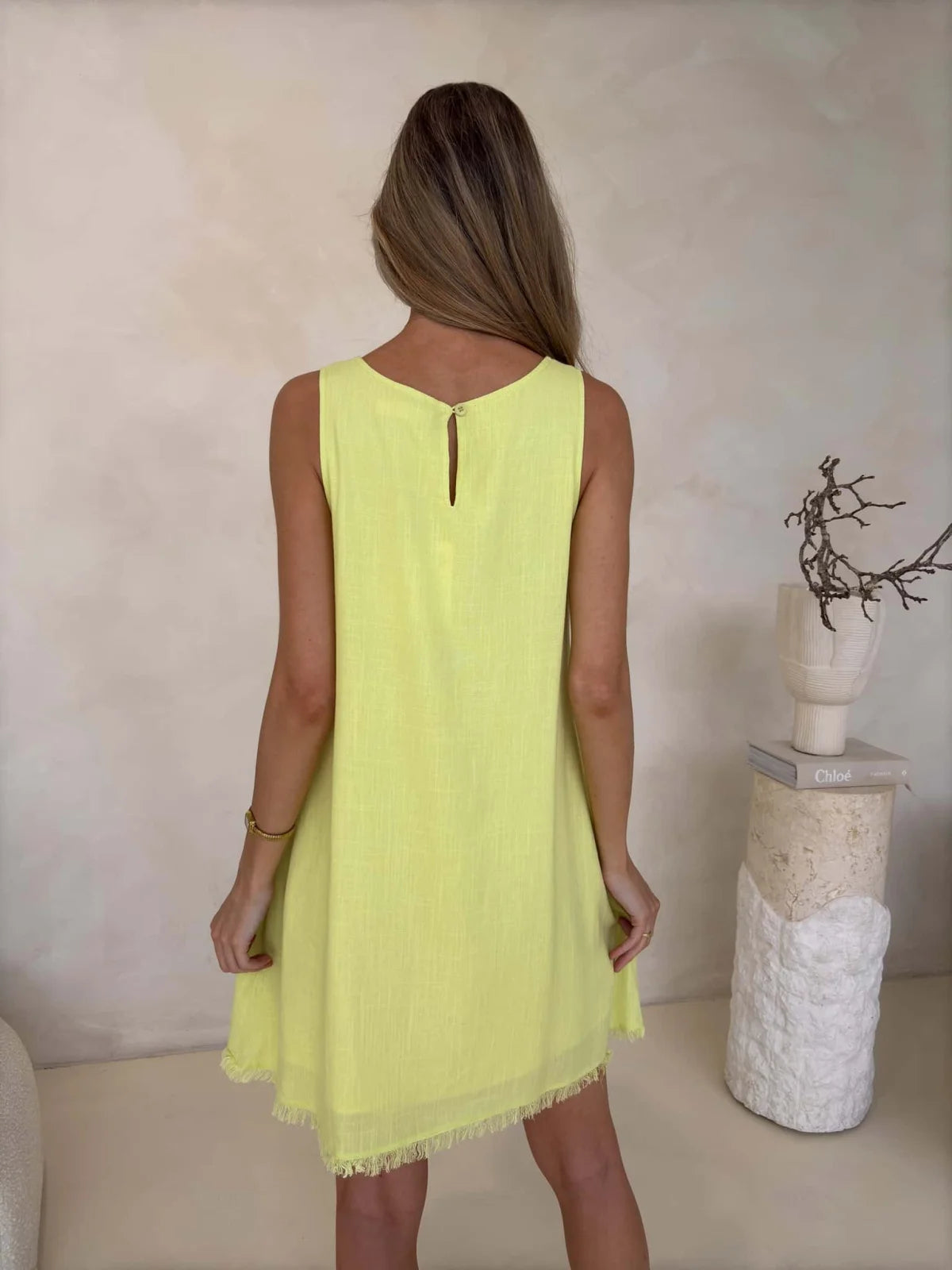 Freya Dress - Citrus Yellow