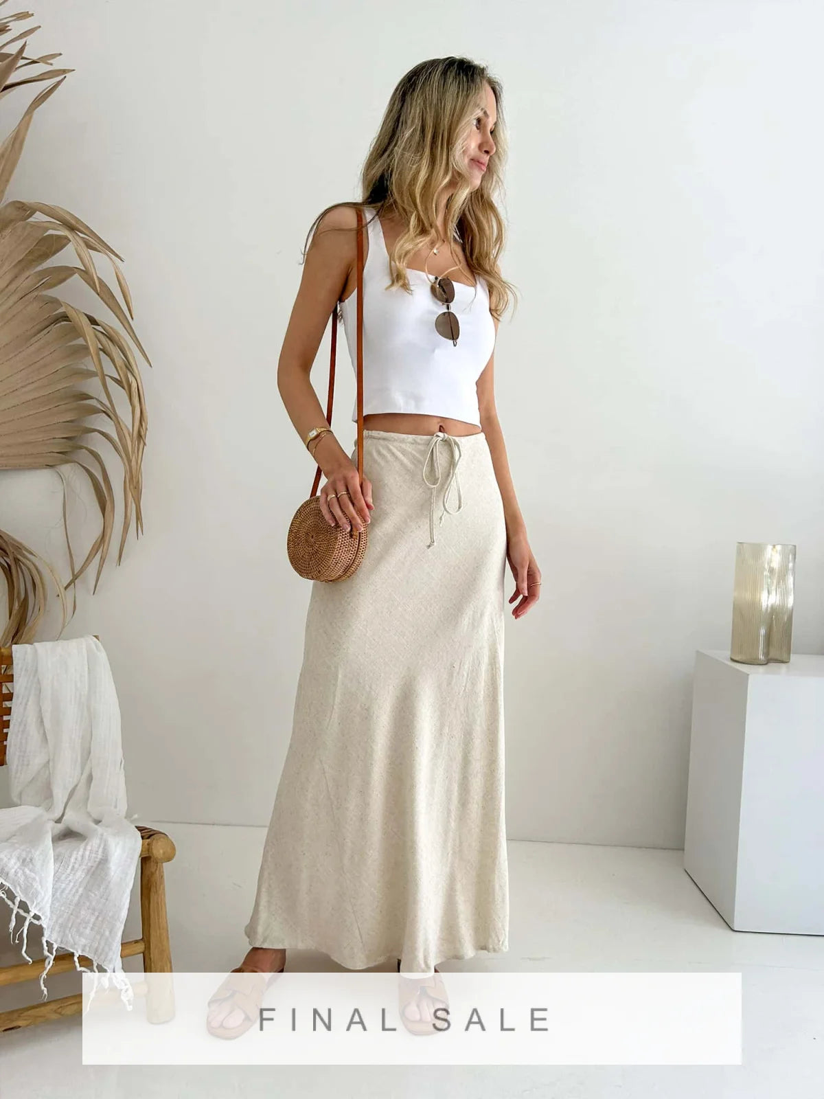 Kora Maxi Skirt - Natural Bottoms