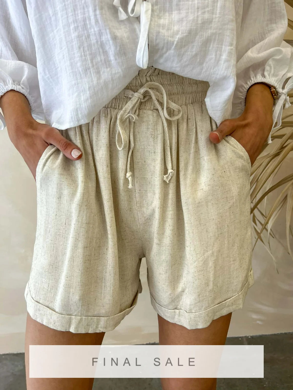 Lucciana Shorts - Natural Bottoms