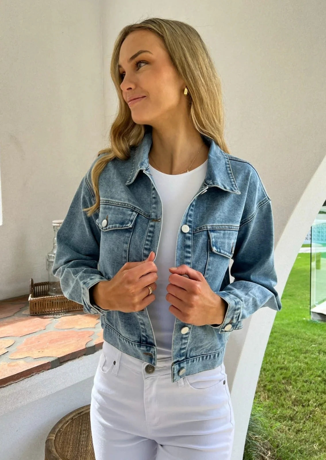 Nathalie Denim Jacket - Mylk The Label